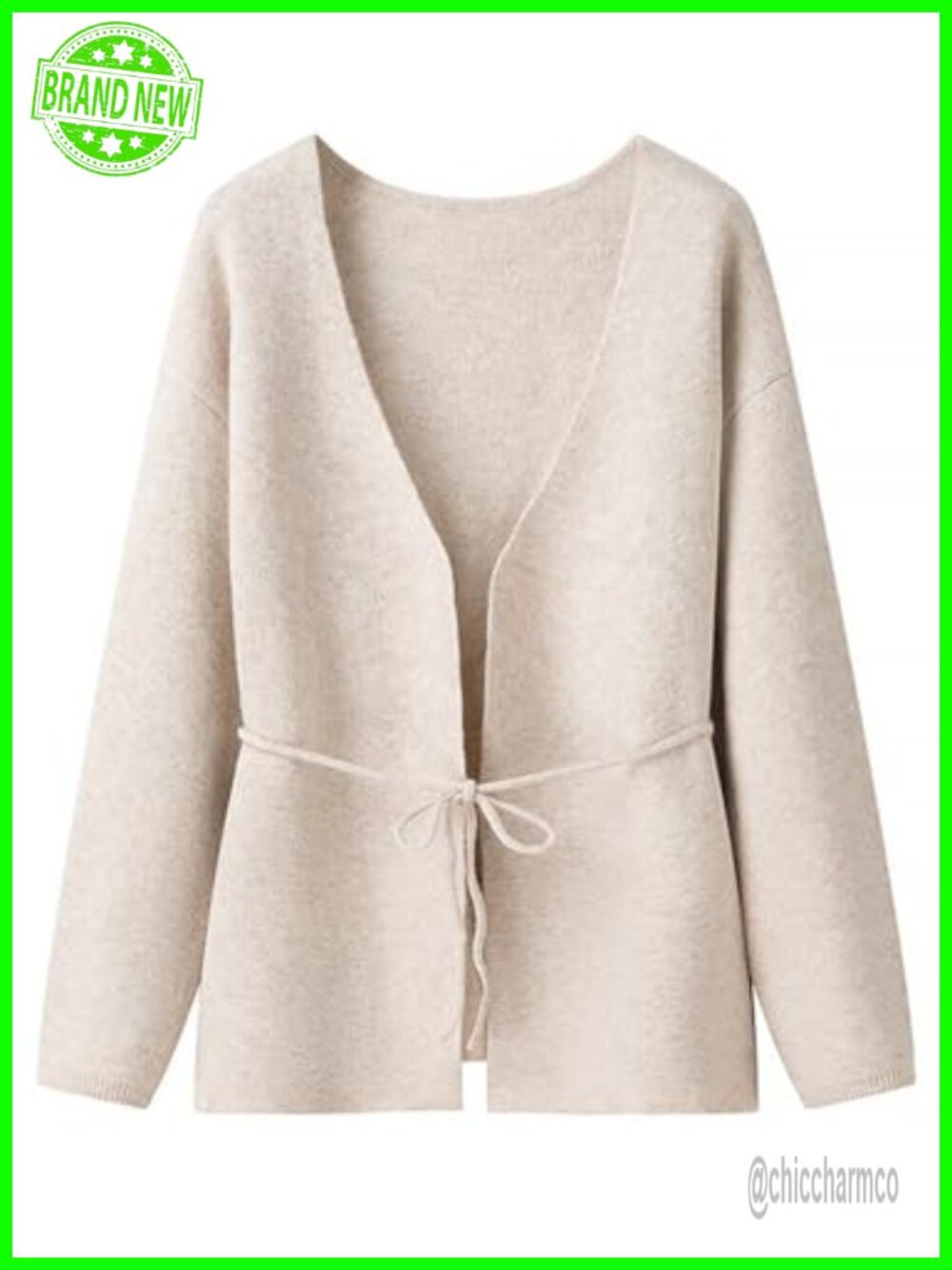 Oversized Belted Wrap Coatigan Long Knit Cardigan Coat